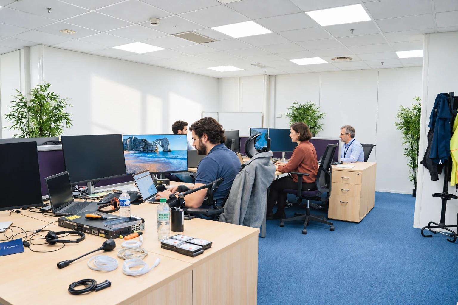 Équipe d’ITinSell Cloud, hébergeur informatique à La Ciotat