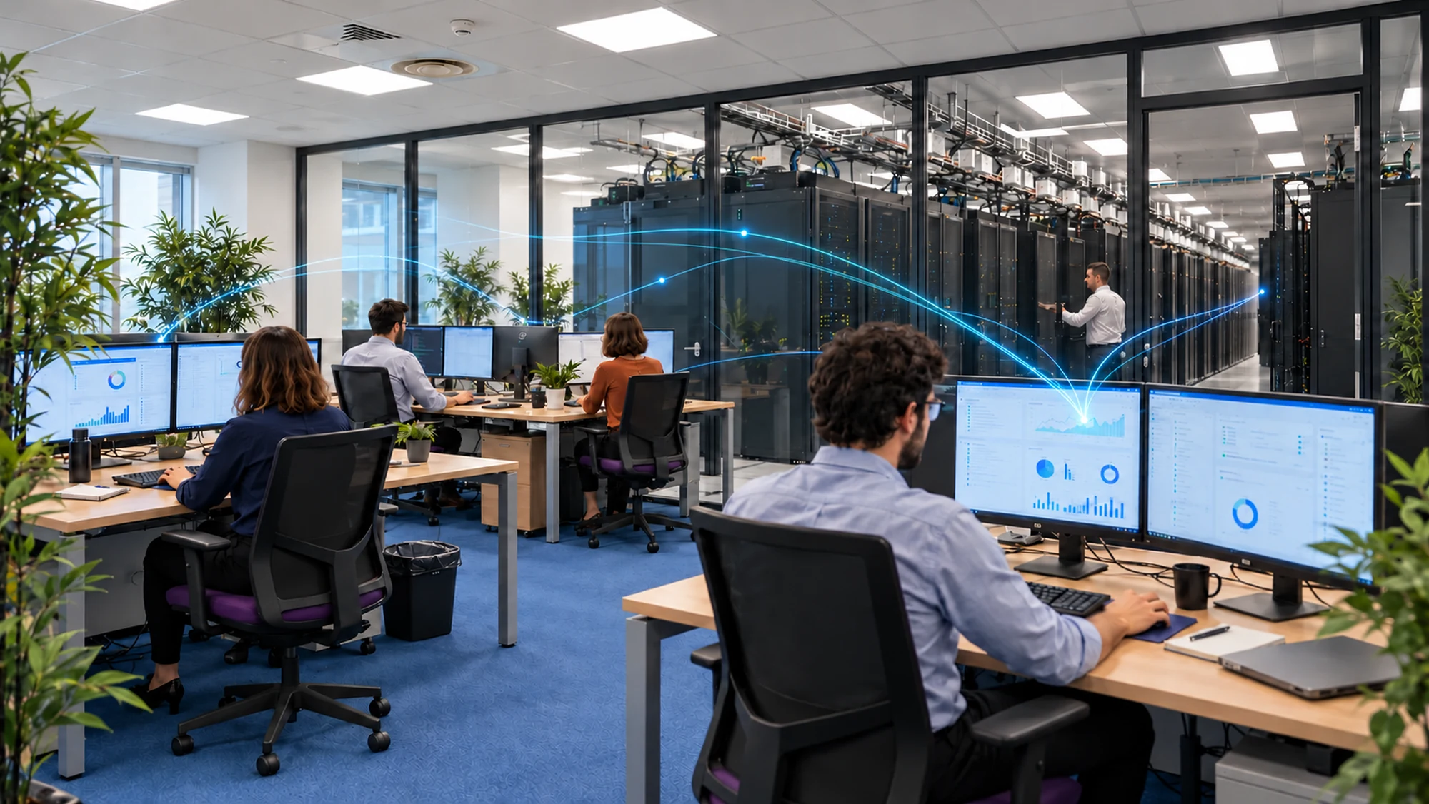 Visuel Hero ITC HP Datacenter Open Space IA