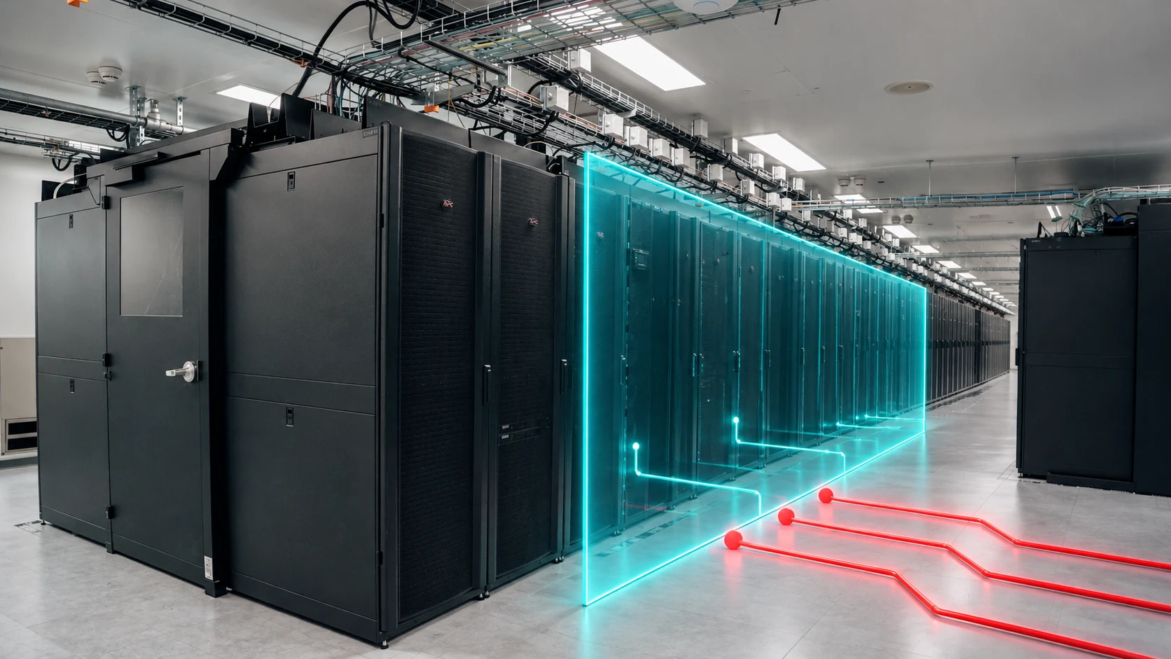 Pare-feux de la salle serveur du datacenter ITinsell cloud de la Ciotat